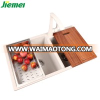 rectangular double bowl  composite granite kitchen sink