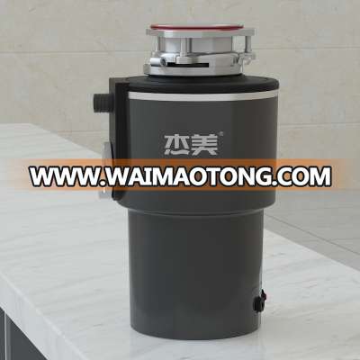 Kitchen waste food disposer system with air switch control